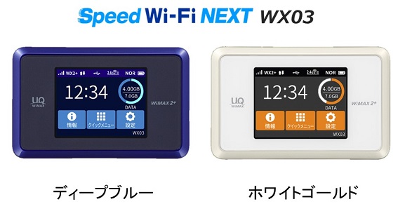 Speed Wi-Fi NEXT WX03